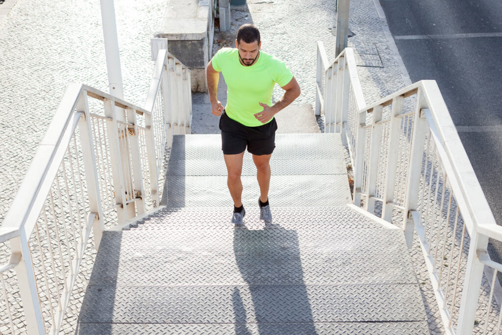 male-athlete-running-up